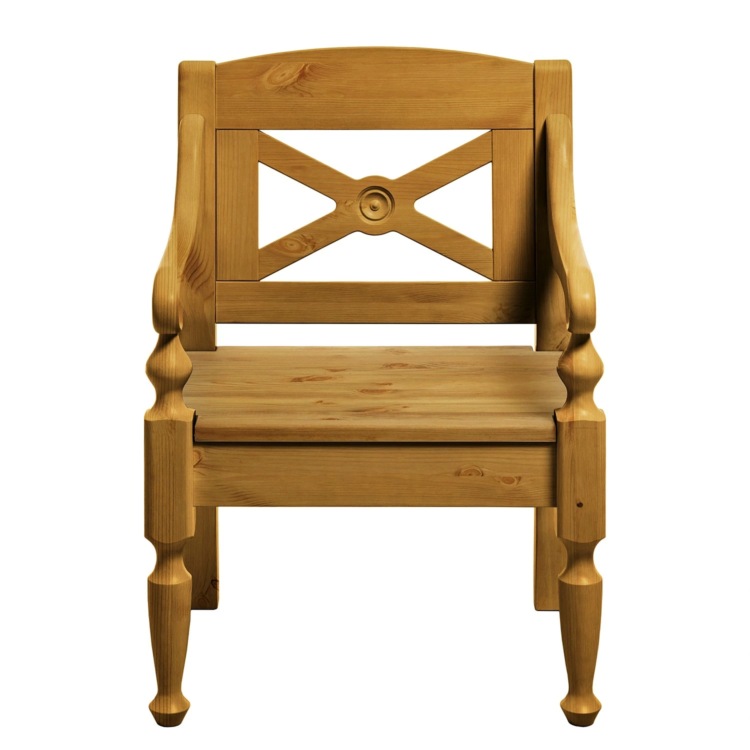 Maison Belfort Chaise à accoudoirs Villefort - Pin massif - Epicéa lessivé 4 Maison Belfort Chaise à accoudoirs Villefort - Pin massif - Epicéa lessivé – Image 2