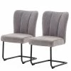 Fredriks Chaises Arleta (lot de 2) - Gris