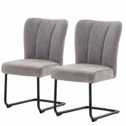 Fredriks Chaises Arleta (lot de 2) - Gris