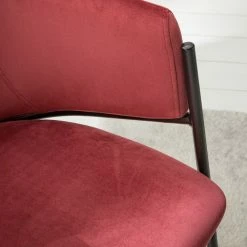 Mørteens Chaise à accoudoirs Koloa I - Velours / Acier - Bordeaux / Noir 29 Mørteens Chaise à accoudoirs Koloa I - Velours / Acier - Bordeaux / Noir -Chaises Boutique 1000205088 201229 14352800009 DETAILS P000000001000205088