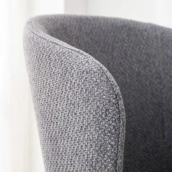 Mørteens Chaises à accoudoirs Tulia - Tissu / Acier - Gris foncé / Noir -Chaises Boutique 1000205089 210129 13285700005 DETAILS P000000001000205089