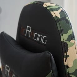 Furnitive Chaise gamer mcRacing N51 - Imitation cuir / Matière plastique - Noir / Camouflage -Chaises Boutique 1000207826 201008 06404200062 DETAILS P000000001000207826