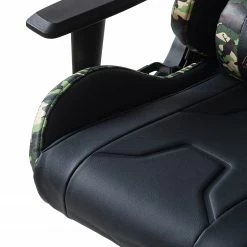 Furnitive Chaise gamer mcRacing N51 - Imitation cuir / Matière plastique - Noir / Camouflage -Chaises Boutique 1000207826 201009 06321400043 DETAILS P000000001000207826