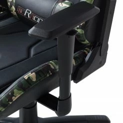 Furnitive Chaise gamer mcRacing N51 - Imitation cuir / Matière plastique - Noir / Camouflage -Chaises Boutique 1000207826 201009 06321600046 DETAILS P000000001000207826