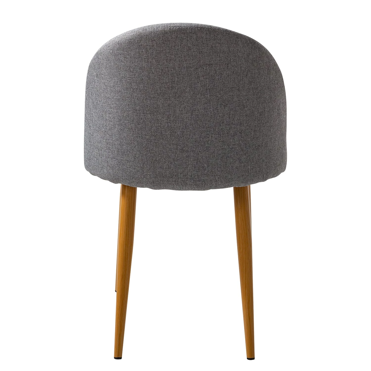 Mørteens Chaises capitonnées Jacklin II (2 él.) - Tissu / Métal - Imitation chêne - Gris clair 6 Mørteens Chaises capitonnées Jacklin II (2 él.) - Tissu / Métal - Imitation chêne - Gris clair – Image 4