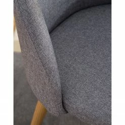 Mørteens Chaises capitonnées Jacklin II (2 él.) - Tissu / Métal - Imitation chêne - Gris clair 24 Mørteens Chaises capitonnées Jacklin II (2 él.) - Tissu / Métal - Imitation chêne - Gris clair -Chaises Boutique 1000208746 210106 06513400004 DETAILS P000000001000208746