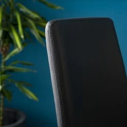 Fredriks Chaises cantilever Bjora II (lot de 2) - Tissu & imitation cuir / Métal - Anthracite / Noir 23 Fredriks Chaises cantilever Bjora II (lot de 2) - Tissu & imitation cuir / Métal - Anthracite / Noir -Chaises Boutique 1000208763 201118 12583900003 DETAILS P000000001000208763