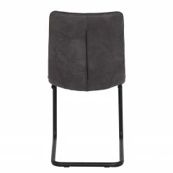 Loftscape Chaise cantilever Ewing - Microfibre / Métal - Noir - Anthracite - Lot de 2 9 Loftscape Chaise cantilever Ewing - Microfibre / Métal - Noir - Anthracite - Lot de 2 -Chaises Boutique 1000209408 200831 14102700003 DETAILS P000000001000209408