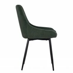 Jack & Alice Chaises capitonnées Beebe (lot de 2) - Vert foncé -Chaises Boutique 1000210866 200814 11092500045 DETAILS P000000001000210866