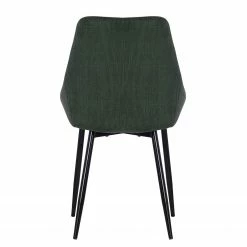 Jack & Alice Chaises capitonnées Beebe (lot de 2) - Vert foncé -Chaises Boutique 1000210866 200814 11092500046 DETAILS P000000001000210866