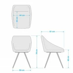 Jack & Alice Chaise capitonnée Richville - Velours côtelé / Fer - Gris / Noir 27 Jack & Alice Chaise capitonnée Richville - Velours côtelé / Fer - Gris / Noir -Chaises Boutique 1000210877 200814 11095700122 SKETCH DETAILS P000000001000210877 sketch