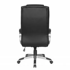 Furnitive Fauteuil de bureau Hauxley XXL - Imitation cuir - Noir / Argenté -Chaises Boutique 1000211329 200511 14230800013 DETAILS P000000001000211329