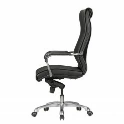 Furnitive Fauteuil de bureau Caracol - Imitation cuir / Aluminium - Noir -Chaises Boutique 1000211764 200506 12474000376 DETAILS P000000001000211764