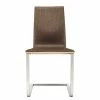 GWINNER Chaise cantilever Lena I - Tissu Ohio : 28 Marron clair - Chêne -Chaises Boutique 1000213641 200529 06222900018 IMAGE P000000001000213641