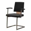 GWINNER Chaise cantilever Nina II - Cuir Toledo : Noir -Chaises Boutique 1000213664 200529 06231600064 IMAGE P000000001000213664