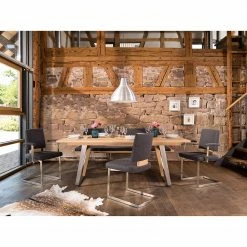 GWINNER Chaise cantilever Nina II - Cuir Toledo : Noir -Chaises Boutique 1000213664 220701 021 MOOD DETAILS P000000001000213664 mood