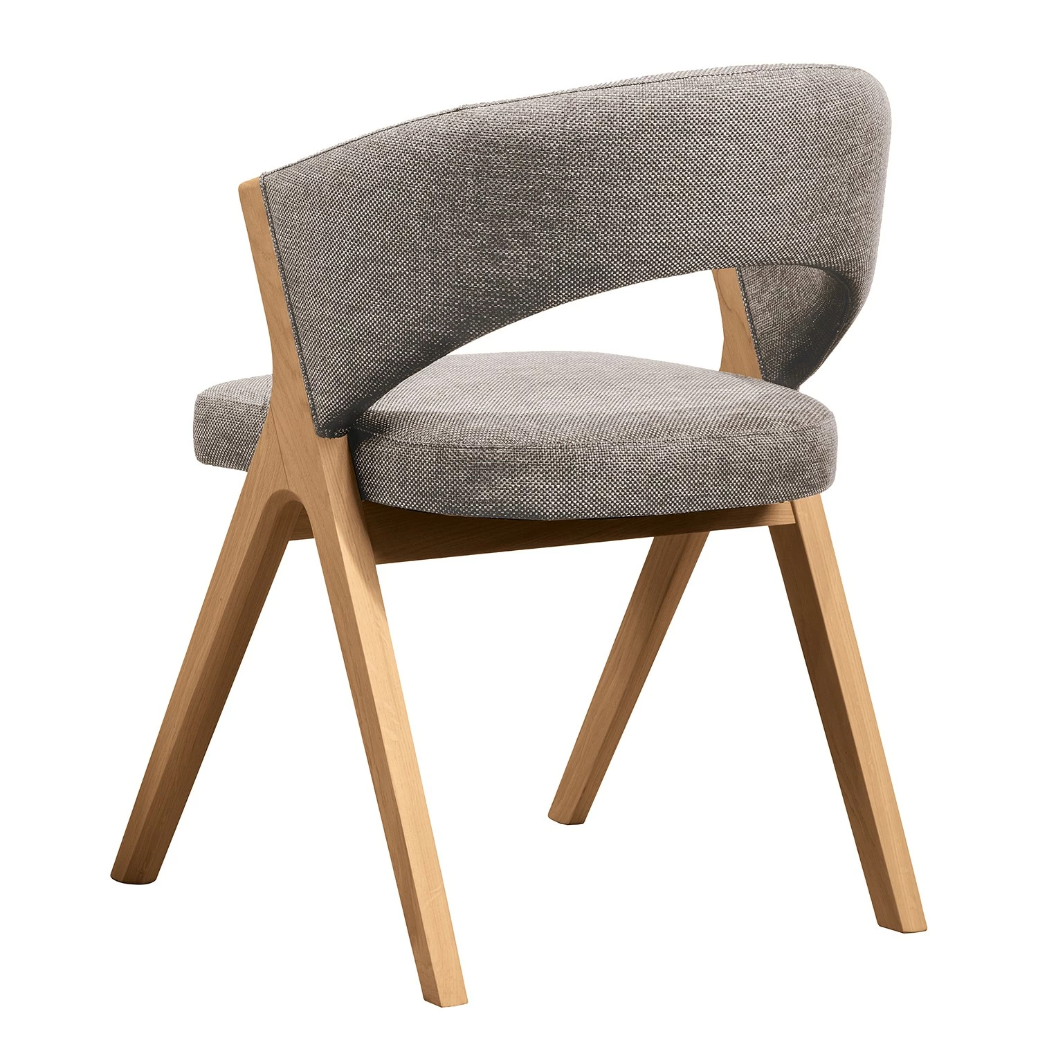 GWINNER Chaise à accoudoirs Susann - Tissu Florida : 118 Greige 5 GWINNER Chaise à accoudoirs Susann - Tissu Florida : 118 Greige – Image 3