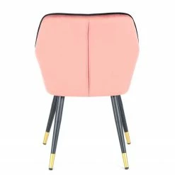 Kayoom Chaise à accoudoirs Amino - Velours / Acier - Rose / Doré 13 Kayoom Chaise à accoudoirs Amino - Velours / Acier - Rose / Doré -Chaises Boutique 1000214199 200529 06045300168 DETAILS P000000001000214199