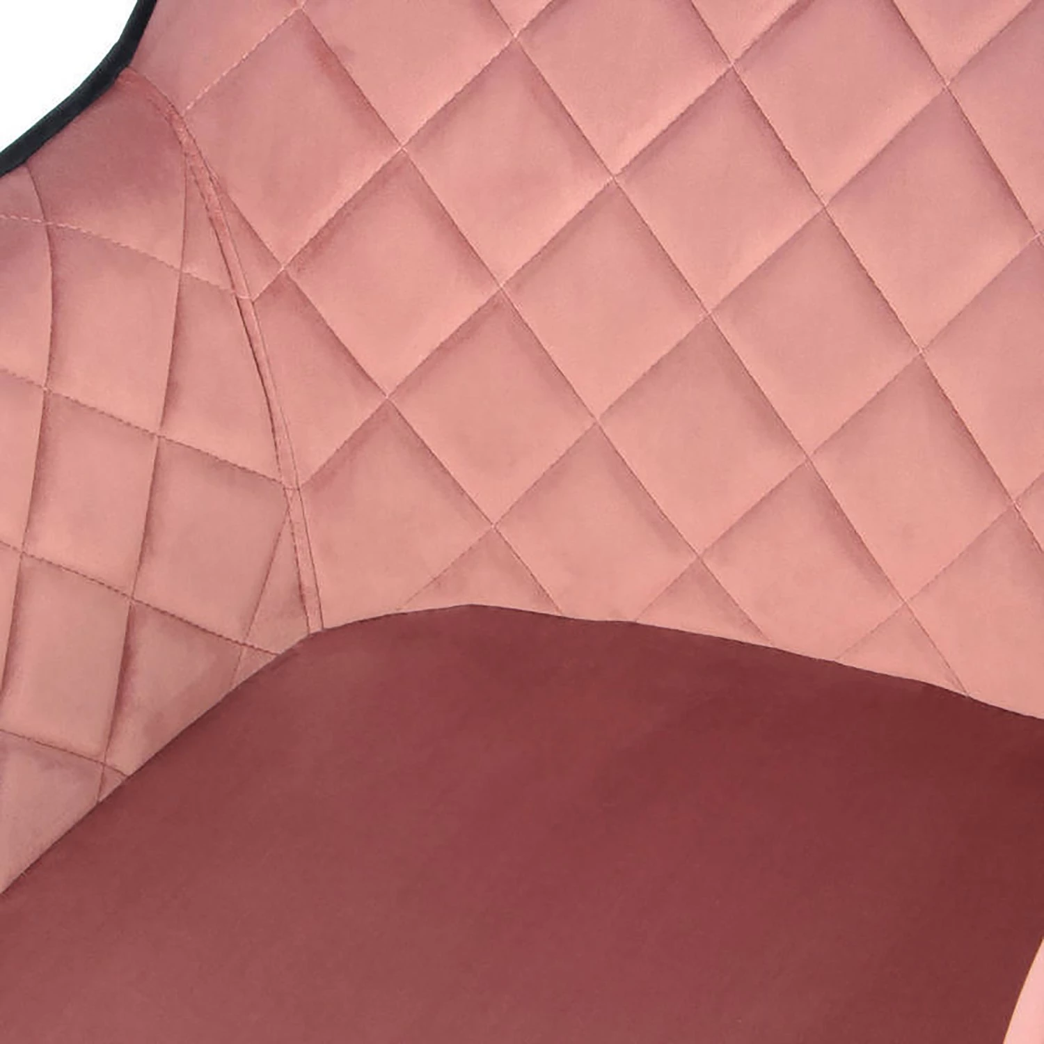 Kayoom Chaise à accoudoirs Amino - Velours / Acier - Rose / Doré 8 Kayoom Chaise à accoudoirs Amino - Velours / Acier - Rose / Doré – Image 6