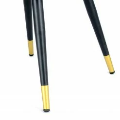 Kayoom Chaise à accoudoirs Amino - Velours / Acier - Rose / Doré 15 Kayoom Chaise à accoudoirs Amino - Velours / Acier - Rose / Doré -Chaises Boutique 1000214199 200529 06045300170 DETAILS P000000001000214199