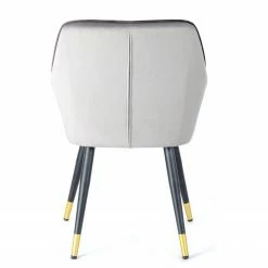 Kayoom Chaise à accoudoirs Amino - Velours / Acier - Gris / Doré 13 Kayoom Chaise à accoudoirs Amino - Velours / Acier - Gris / Doré -Chaises Boutique 1000214226 200529 06073300372 DETAILS P000000001000214226