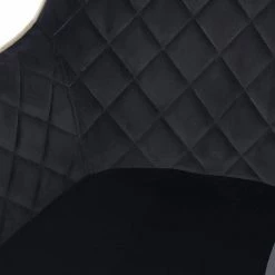 Kayoom Chaise à accoudoirs Amino - Velours / Acier - Noir / Argenté -Chaises Boutique 1000214228 200529 06074600389 DETAILS P000000001000214228