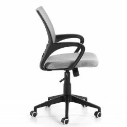 Furnitive Chaise de bureau Elrick - Nylon et mesh / Acier - Gris / Noir -Chaises Boutique 1000214311 200609 07300800003 DETAILS P000000001000214311