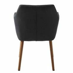 Mørteens Chaises à accoudoirs Nicholas XXL - Tissu Cors: Anthracite - 1 chaise -Chaises Boutique 1000215111 210115 06103600004 DETAILS P000000001000215111