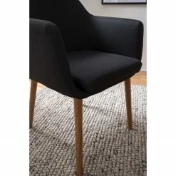 Mørteens Chaises à accoudoirs Nicholas XXL - Tissu Cors: Anthracite - 1 chaise -Chaises Boutique 1000215111 210126 12583300003 DETAILS P000000001000215111