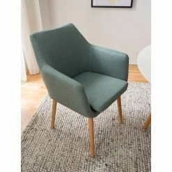 Mørteens Chaises à accoudoirs Nicholas XXL - Tissu Cors: Gris menthe - 1 chaise -Chaises Boutique 1000215122 210126 12583500011 MOOD DETAILS P000000001000215122 mood