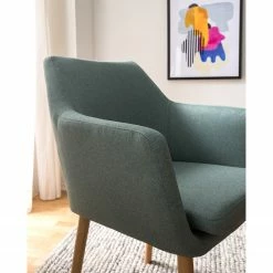 Mørteens Chaises à accoudoirs Nicholas XXL - Tissu Cors: Gris menthe - 1 chaise -Chaises Boutique 1000215122 210126 12583600012 DETAILS P000000001000215122
