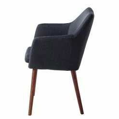 Mørteens Chaises à accoudoirs Nicholas I - Tissu Cors: Anthracite - 1 chaise -Chaises Boutique 1000215123 201201 17422700011 DETAILS P000000001000215123