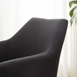 Mørteens Chaises à accoudoirs Nicholas I - Tissu Cors: Anthracite - 1 chaise -Chaises Boutique 1000215123 210115 12245700034 DETAILS P000000001000215123