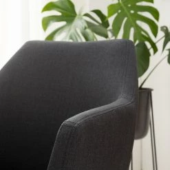 Mørteens Chaises à accoudoirs Nicholas I - Tissu Cors: Anthracite - 1 chaise -Chaises Boutique 1000215123 210115 12245700036 DETAILS P000000001000215123