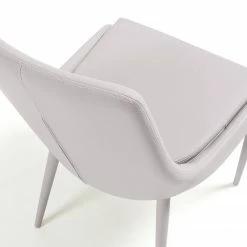 Loftscape Chaises capitonnées Doyline II (2 él.) - Tissu / Imitation cuir - Beige -Chaises Boutique 1000216151 200623 13431800018 DETAILS P000000001000216151