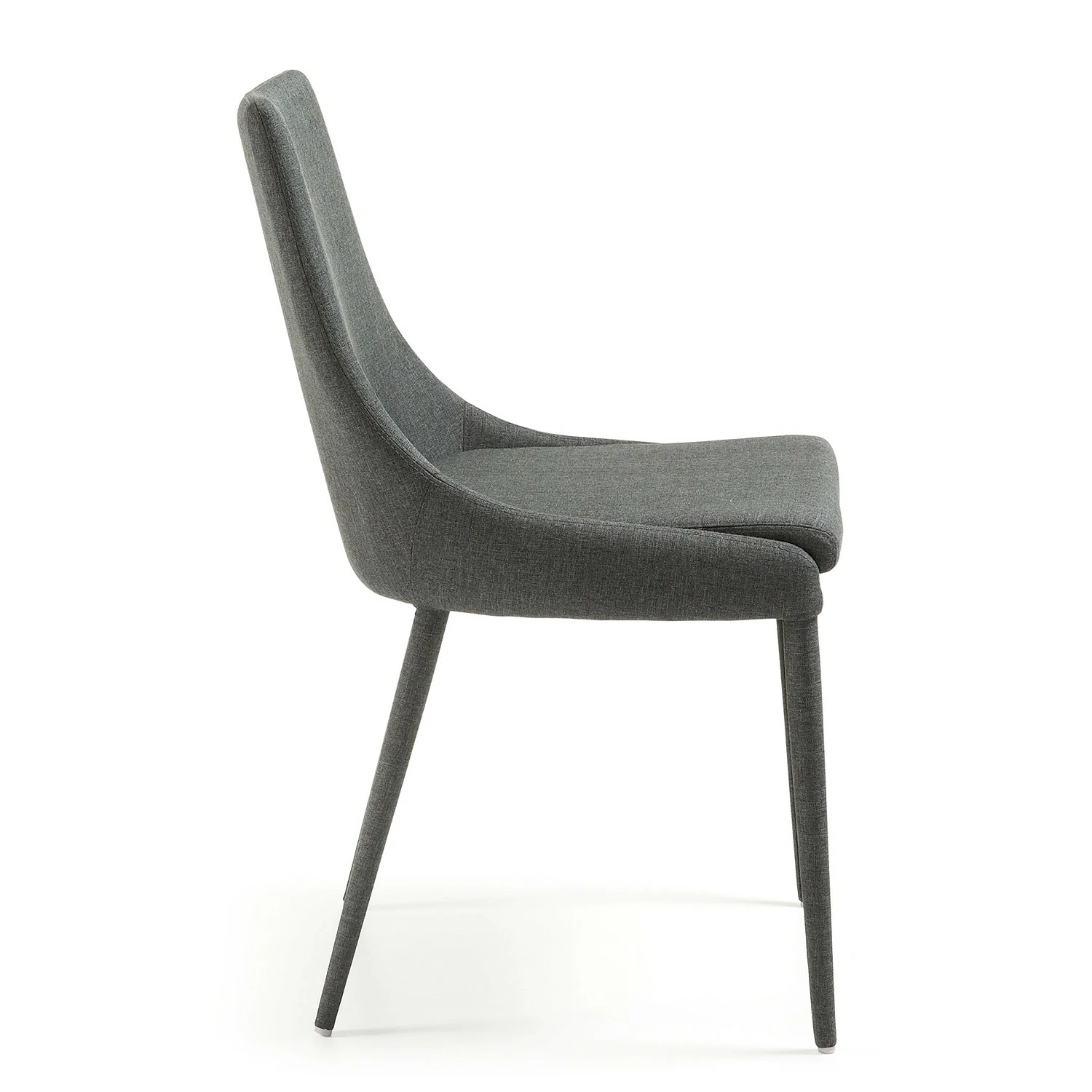 Loftscape Chaises capitonnées Doyline I (lot de 2) - Tissu / Acier - Gris foncé 4 Loftscape Chaises capitonnées Doyline I (lot de 2) - Tissu / Acier - Gris foncé – Image 2