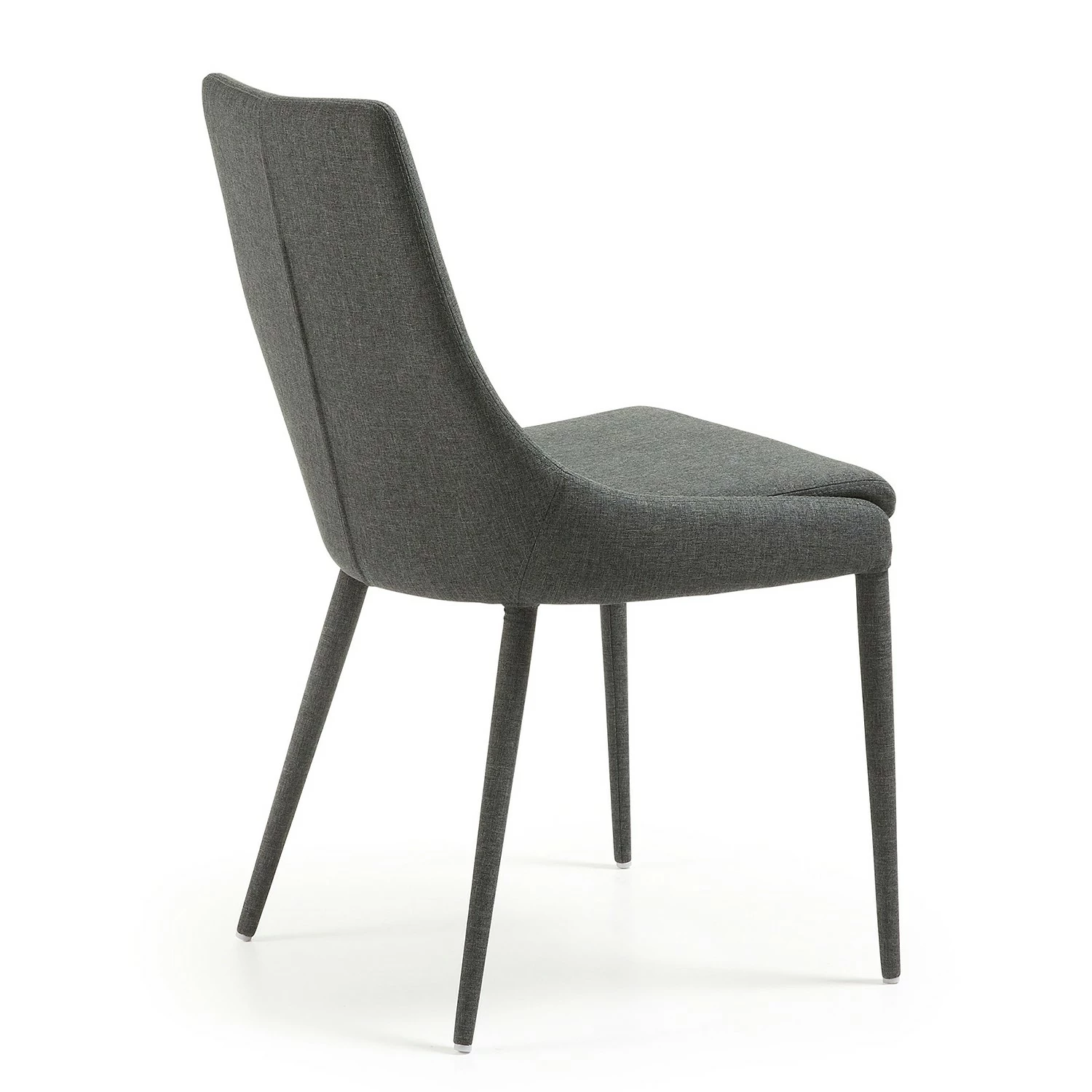 Loftscape Chaises capitonnées Doyline I (lot de 2) - Tissu / Acier - Gris foncé 5 Loftscape Chaises capitonnées Doyline I (lot de 2) - Tissu / Acier - Gris foncé – Image 3