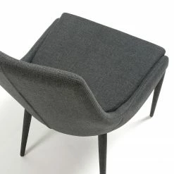 Loftscape Chaises capitonnées Doyline I (lot de 2) - Tissu / Acier - Gris foncé 11 Loftscape Chaises capitonnées Doyline I (lot de 2) - Tissu / Acier - Gris foncé -Chaises Boutique 1000216163 200623 13433600036 DETAILS P000000001000216163