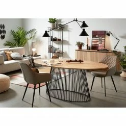 Red Living Chaises à accoudoirs Amira (lot de 2) - Imitation cuir / Acier - Noir - Sable vintage 11 Red Living Chaises à accoudoirs Amira (lot de 2) - Imitation cuir / Acier - Noir - Sable vintage -Chaises Boutique 1000216166 200623 13435300055 MOOD DETAILS P000000001000216166 mood