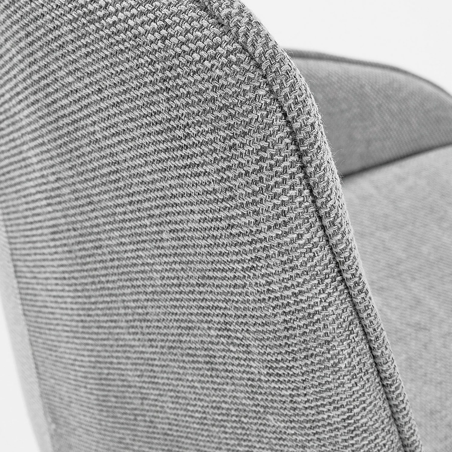 Loftscape Chaises capitonnées Hadley (lot de 2) - Tissu / Acier - Noir - Gris 6 Loftscape Chaises capitonnées Hadley (lot de 2) - Tissu / Acier - Noir - Gris – Image 4