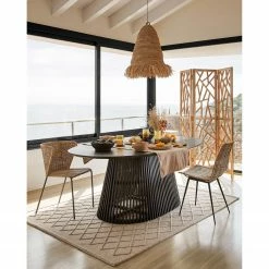 Red Living Chaises Rantin(lot de 2) - Rotin / Acier - Rotin / Noir -Chaises Boutique 1000216198 200623 13474500275 MOOD DETAILS P000000001000216198 mood