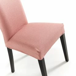 Ars Natura Chaise capitonnée Ellerby III (lot de 2) - Tissu / Hêtre massif - Noir - Abricot -Chaises Boutique 1000216203 200623 13481800315 DETAILS P000000001000216203