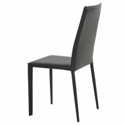 Fredriks Chaises Portola (lot de 2) - Cuir recyclé / Fer - Noir 21 Fredriks Chaises Portola (lot de 2) - Cuir recyclé / Fer - Noir -Chaises Boutique 1000216618 210108 11500000016 DETAILS P000000001000216618