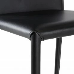 Fredriks Chaises Portola (lot de 2) - Cuir recyclé / Fer - Noir 24 Fredriks Chaises Portola (lot de 2) - Cuir recyclé / Fer - Noir -Chaises Boutique 1000216618 210125 12454600007 DETAILS P000000001000216618