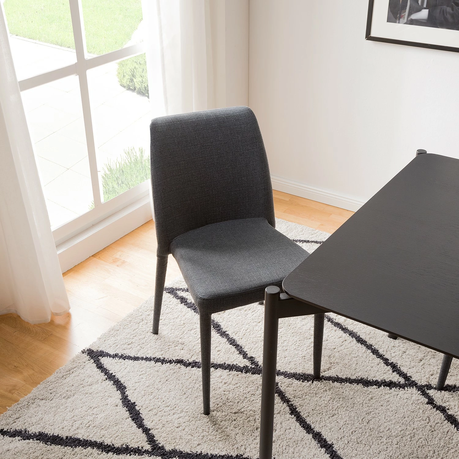 Fredriks Chaises Randle (lot de 2) - Tissu / Fer - Gris 14 Fredriks Chaises Randle (lot de 2) - Tissu / Fer - Gris – Image 12