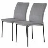 Fredriks Chaises Wines (lot de 2) - Tissu / Fer - Gris clair 2 Fredriks Chaises Wines (lot de 2) - Tissu / Fer - Gris clair -Chaises Boutique 1000216623 210125 12454600009 IMAGE P000000001000216623