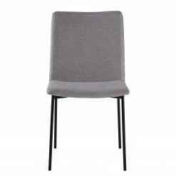 Fredriks Chaises Wines (lot de 2) - Tissu / Fer - Gris clair -Chaises Boutique 1000216623 210125 12454600010 DETAILS P000000001000216623