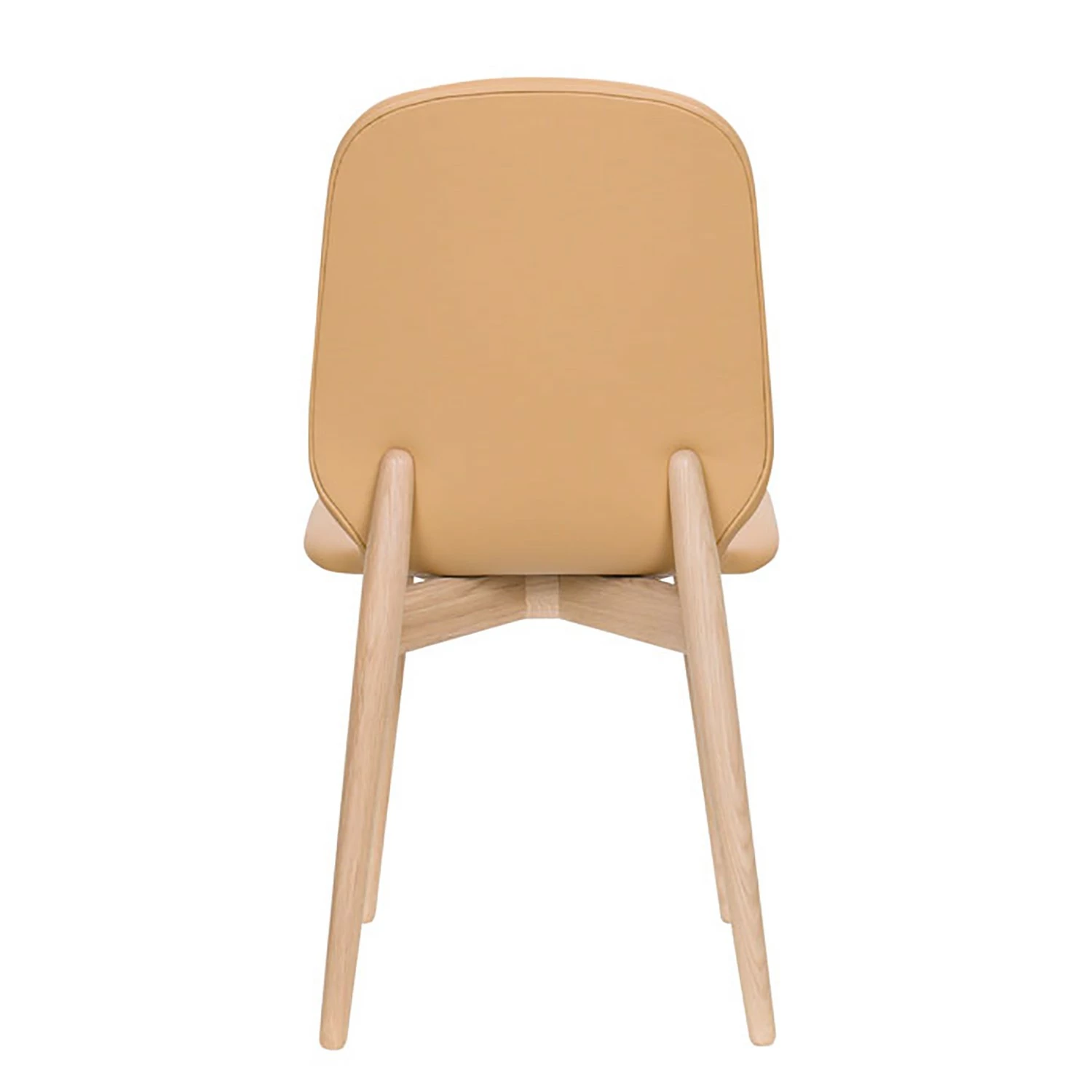 Studio Copenhagen Chaises capitonnées Juuma (lot de 2) - Cuir Leps: Sablé - Chêne clair 6 Studio Copenhagen Chaises capitonnées Juuma (lot de 2) - Cuir Leps: Sablé - Chêne clair – Image 4