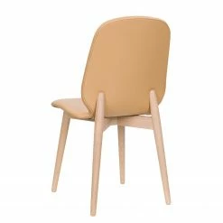 Studio Copenhagen Chaises capitonnées Juuma (lot de 2) - Cuir Leps: Sablé - Chêne clair 12 Studio Copenhagen Chaises capitonnées Juuma (lot de 2) - Cuir Leps: Sablé - Chêne clair -Chaises Boutique 1000216625 200820 06151800009 DETAILS P000000001000216625