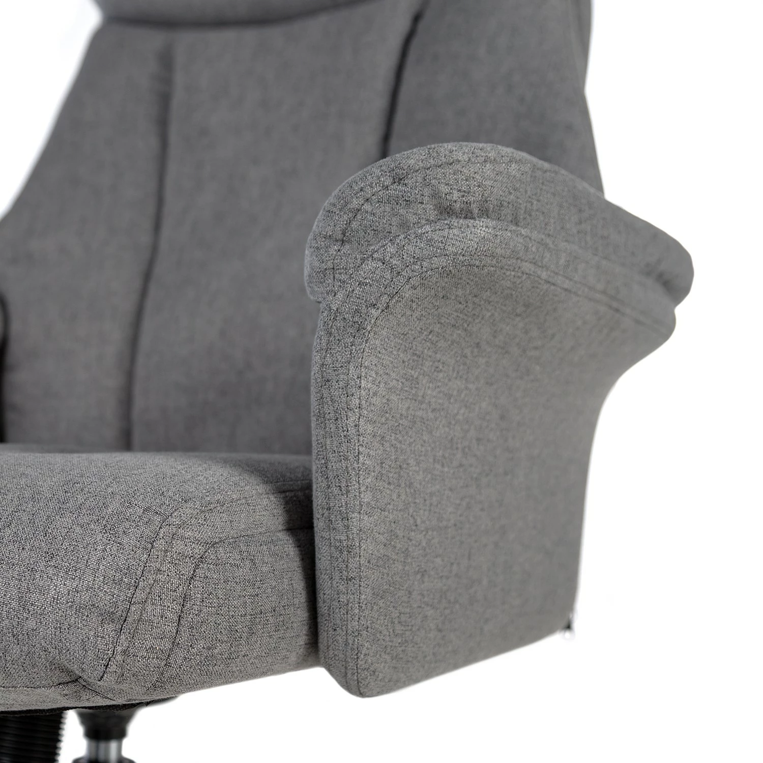 Furnitive Chaise de bureau Barking - Gris 14 Furnitive Chaise de bureau Barking - Gris – Image 12